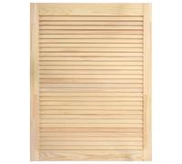 vidaXL Porte à persiennes Bois de pin massif 69x49,4 cm