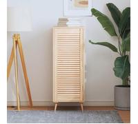 vidaXL Porte à persiennes Bois de pin massif 99,3x39,4 cm