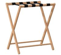 vidaXL Porte-bagages 68,5x38x58 cm bambou, porte-valises, porte bagage, planche à bagages, porte-bagages pliant, porte-bagages pour chambre d'amis