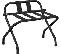 vidaXL Porte-bagages avec dossier noir 56x39x52 cm