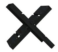 vidaXL Porte-bûches noir 47x39,5x48 cm Pin massif