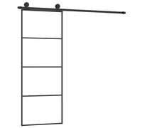 vidaXL Porte coulissante avec kit de quincaillerie 76x205 cm Verre ESG