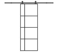 vidaXL Porte coulissante avec kit de quincaillerie 76x205 cm Verre ESG