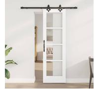 vidaXL Porte coulissante Blanc 61 x 198 5 cm 3332266