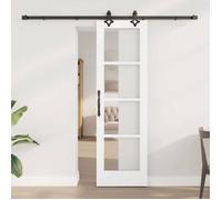 vidaXL Porte coulissante Blanc 61 x 198 5 cm 3332294