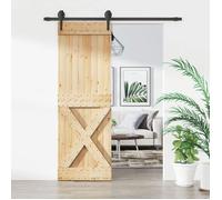 vidaXL Porte coulissante et kit de quincaillerie 70x210 cm pin massif, porte intérieure, porte de grange intérieure 3203207