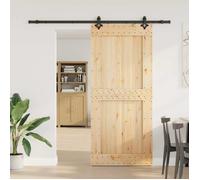 vidaXL Porte coulissante NARVIK 100 x 210 cm (213,5 cm) 3445334