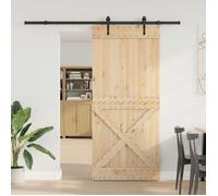 vidaXL Porte coulissante NARVIK 100 x 210 cm (213,5 cm) 3445394