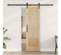 vidaXL Porte coulissante ORKDAL 61 x 198 5 cm Bois de pin massif 3445575