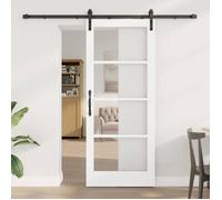 vidaXL Porte coulissante ORKDAL Blanc 83 x 202 cm 3331970