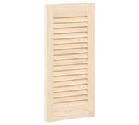vidaXL Porte d'armoire à persiennes 61,5x29,5 cm Bois de pin Massif, Porte de Meuble, Porte de Garde-Robe, Panneau à persiennes en Bois