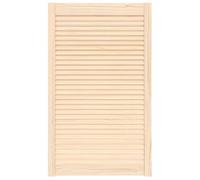 vidaXL Porte d'Armoire à Persiennes, Porte de Placard à Chaussures, Panneau de Radiateur, Décoration d'Intérieur, Bois de Pin Massif