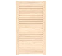 vidaXL Porte d'Armoire à Persiennes, Porte de Placard à Chaussures, Panneau de Radiateur, Décoration d'Intérieur, Bois de Pin Massif