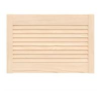 vidaXL Porte d'Armoire à Persiennes, Porte de Placard à Chaussures, Panneau de Radiateur, Décoration d'Intérieur, Bois de Pin Massif