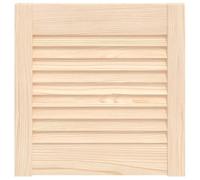 vidaXL Porte d'Armoire à Persiennes, Porte de Placard à Chaussures, Panneau de Radiateur, Décoration d'Intérieur, Bois de Pin Massif