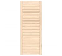 vidaXL Porte d'Armoire à Persiennes, Porte de Placard à Chaussures, Panneau de Radiateur, Décoration d'Intérieur, Bois de Pin Massif