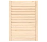 vidaXL Porte d'Armoire à Persiennes, Porte de Placard à Chaussures, Panneau de Radiateur, Décoration d'Intérieur, Bois de Pin Massif