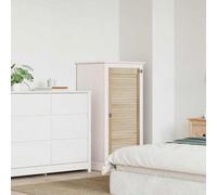 vidaXL Porte de Cabinet Marron 110 x 49.5 x 2.1 cm Bois massif en pin