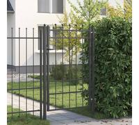 vidaXL Porte de Clôture HORST 100 x 150 cm métal Noir Verrouillable