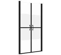 vidaXL Paroi de douche ESG demi-dépoli 83-86 x 190 cm