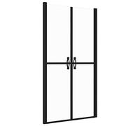 vidaXL Porte de Douche Ecran de Douche Accessoire de Salle de Bain Pario de Douche Cabine de Douche Maison Intérieur ESG Transparent (78-81) x190 cm