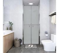 vidaXL Porte de douche ESG dépoli 76x190 cm
