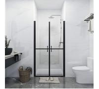 vidaXL Porte de douche ESG transparente 78–81 x 190 cm