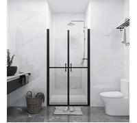 vidaXL Porte de douche Verre de sécurité ESG Cadre aluminium Installation facile (88-91x190 cm)