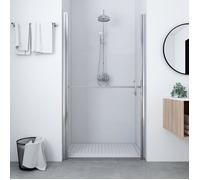 vidaXL Porte de Douche Paroi de Douche Cabine de Douche Ecran Cloison de Salle de Bain Maison Intérieur Verre Trempé 81x195 146655