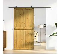 vidaXL Porte de grange CORONA 100 x 210 cm Bois de pin massif 42021182