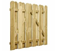 vidaXL Porte de Jardin 100 x 100 cm Bois de pin massif Vert