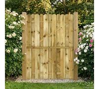 Vidaxl Porte De Jardin 100 X 150 Cm Bois De Pin Massif Vert