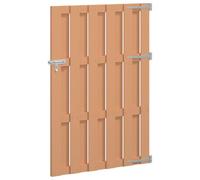 Vidaxl Porte De Jardin 100 X 150 Cm Wpc Et Aluminium Marron