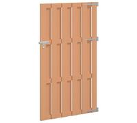 Vidaxl Porte De Jardin 100 X 180 Cm Wpc Et Aluminium Marron