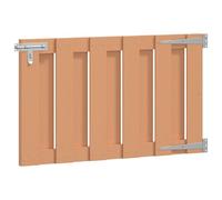 vidaXL Porte de Jardin 100 x 60 cm WPC et Aluminium Marron,