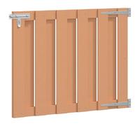 vidaXL Porte de Jardin 100 x 80 cm WPC et Aluminium Marron,