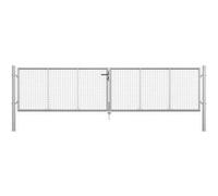Porte de Jardin Portillon Clôture Barrière Terrasse Patio Acier Galvanisé vidaXL