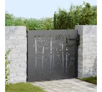 vidaXL Portail de Jardin - Une barrière stylée pour ta terrasse. C’est Contemporain et Minimaliste, Parfait pour Ton entrée.