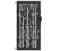 vidaXL Porte de Jardin - Une barrière stylée pour Ton Patio, Parfaite pour Donner Un Look Moderne à Ton entrée et Garder Ton Passage Bien rangé.