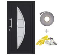 vidaXL Porte d'entrée Anthracite 98x190 cm