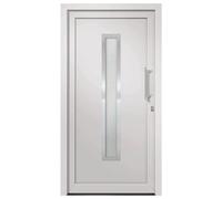 vidaXL Porte d'entrée Blanc 98x190 cm