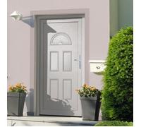 vidaXL Porte d'entrée 3187916 – PVC 98x198 cm – Blanc G