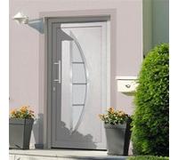 vidaXL Porte d'entrée Blanc 98x208 cm