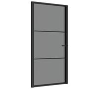 vidaXL Porte en Verre 102,5 x 201,5 cm Aluminium