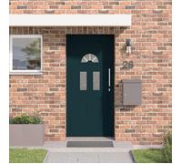 vidaXL Porte Frontale 88 x 200 cm PVC Anthracite 3445708
