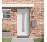 vidaXL Porte Frontale 98 x 208 cm PVC Blanc 3445677