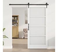 vidaXL porte intérieure avec verre ""ORKDAL"" blanche 93x202x4 cm