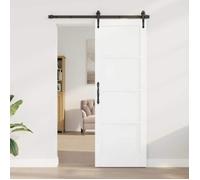 vidaXL Porte intérieure Blanc 73,5 x 211 cm Contreplaqué 42052388