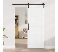vidaXL Porte intérieure Blanc 78 x 202 cm Contreplaqué 42052390
