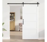 vidaXL Porte intérieure Blanc 93 x 202 cm Contreplaqué